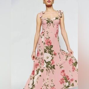 Reformation Nadira Dress Rose Garden Size 2